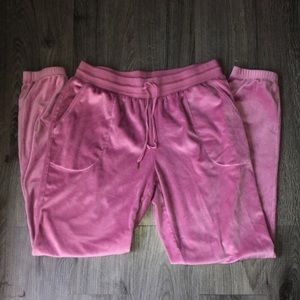 Secret Treasures Women's Velour Jogger Lounge Pants